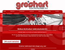 Tablet Screenshot of groshartelektro.nl